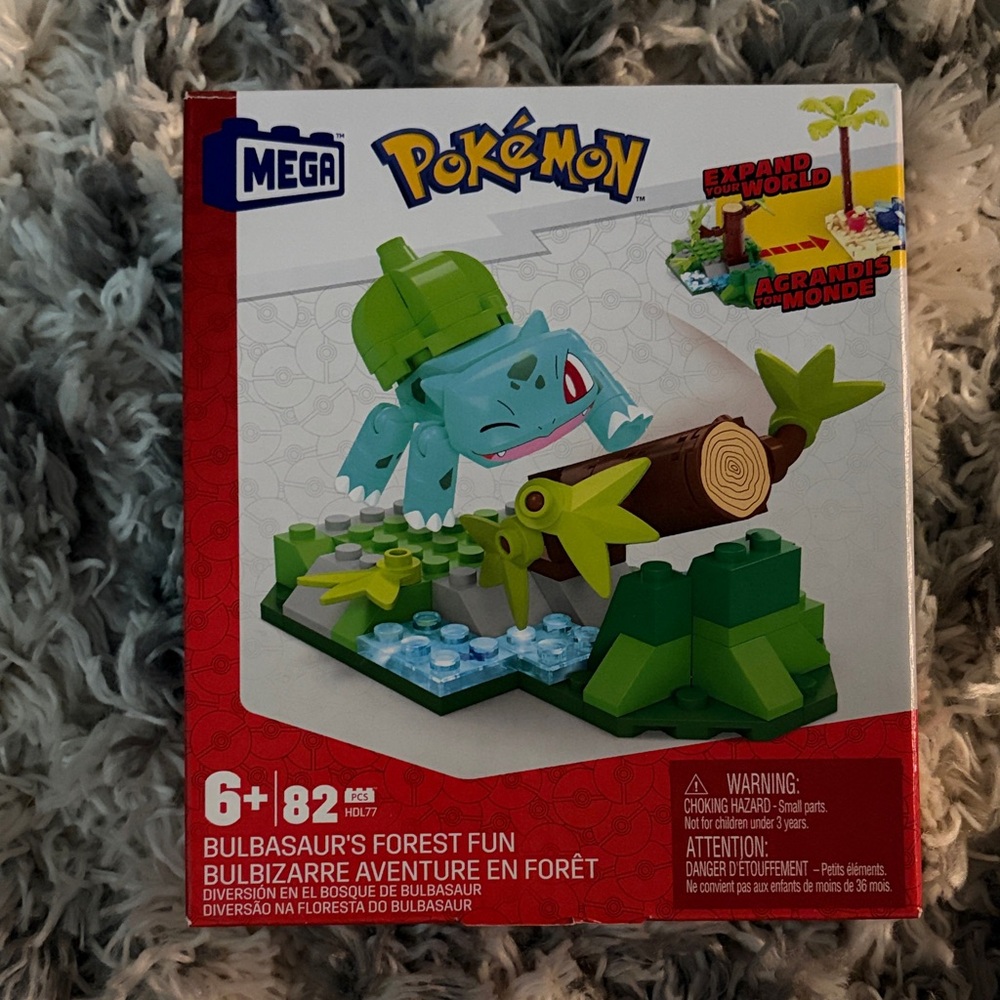 Mega Pokémon Bulbasaur's Forest Fun Building Set - Green and Blue